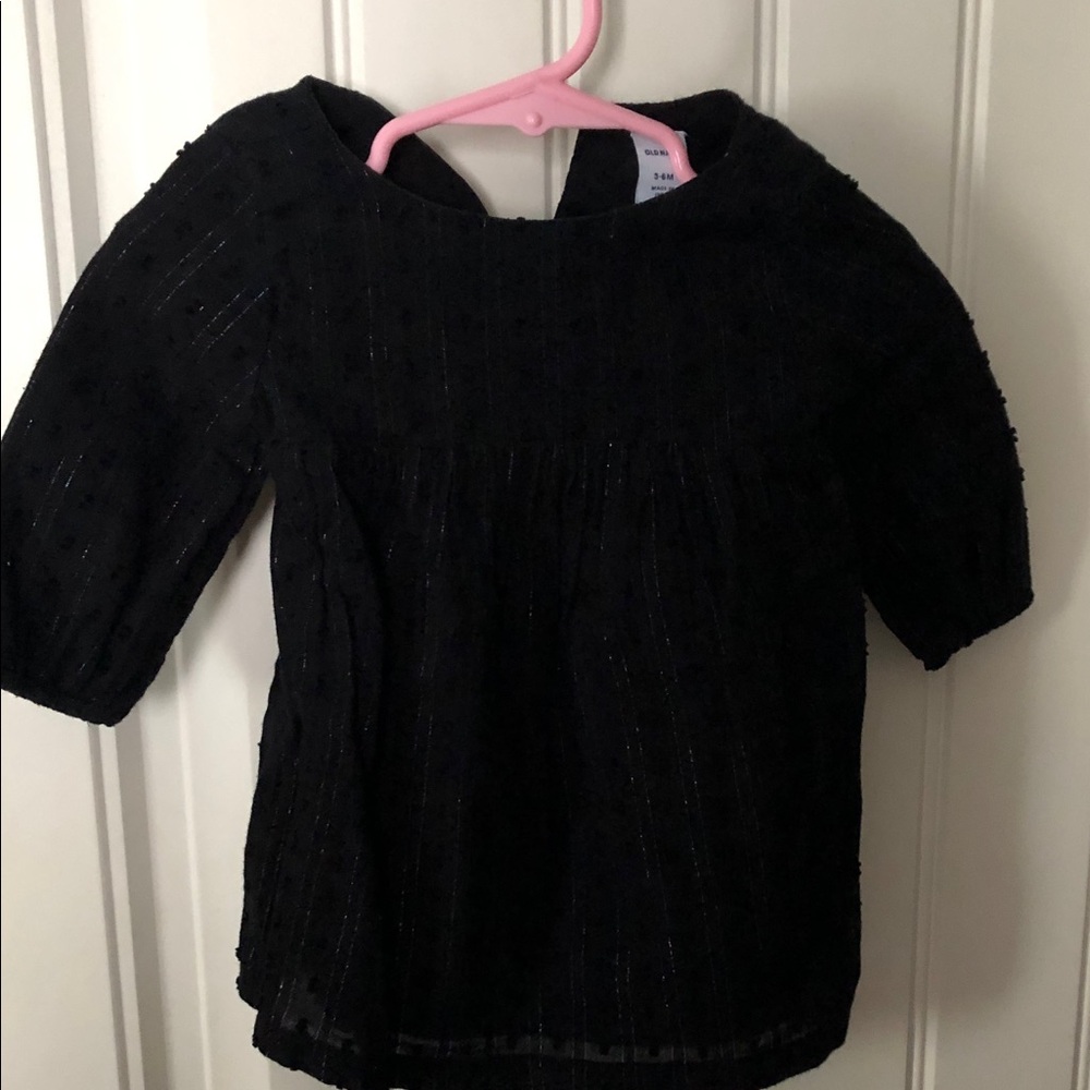Old Navy Black Textured dress